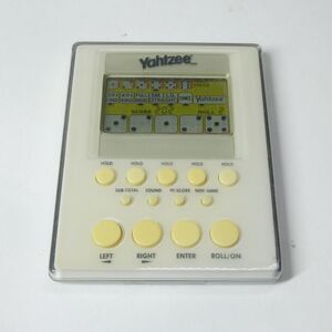 Yahtzee Handheld Electronic Game 2007 Hasbro Parker Brothers TESTED WORKS!